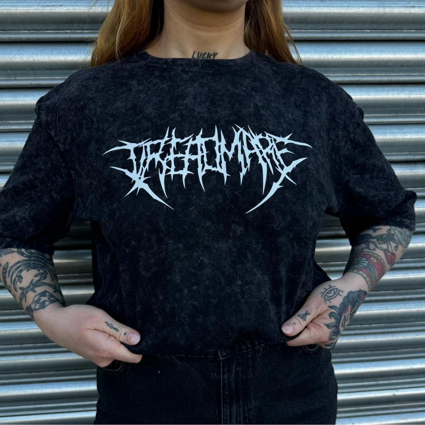 DREADMARE ACID WASH T SHIRT-Vicious Punx-Vicious Punx