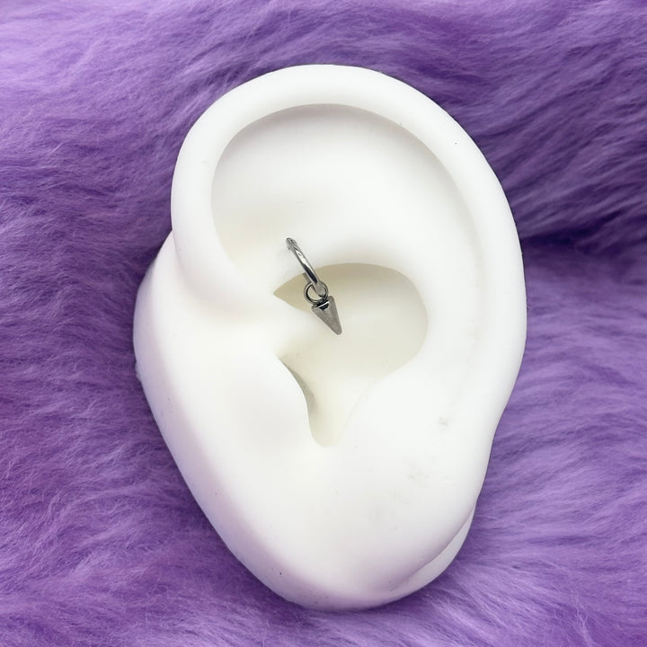 SPIKE CLICKER RING - ROOK / SEPTUM / CARTILAGE