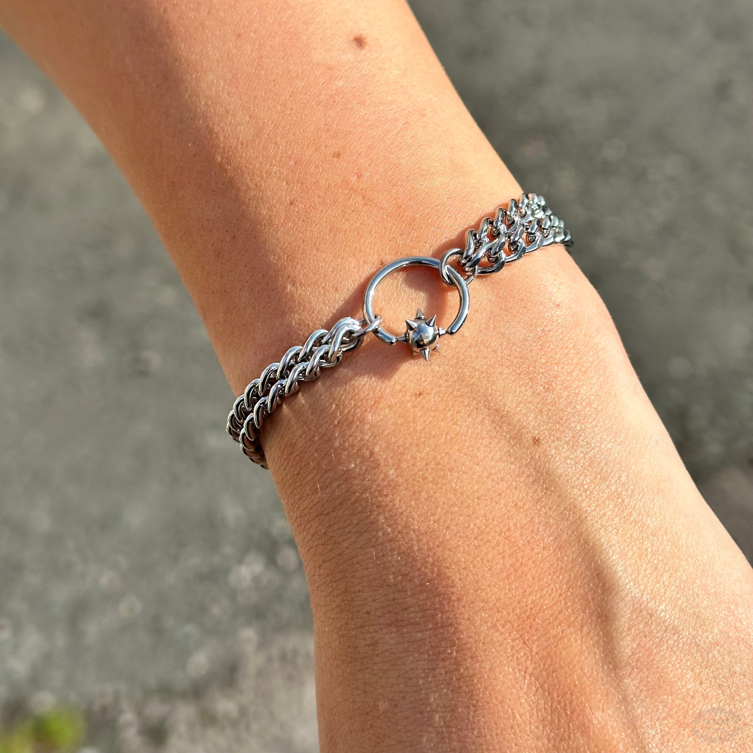 MACE BALL DOUBLE BRACELET