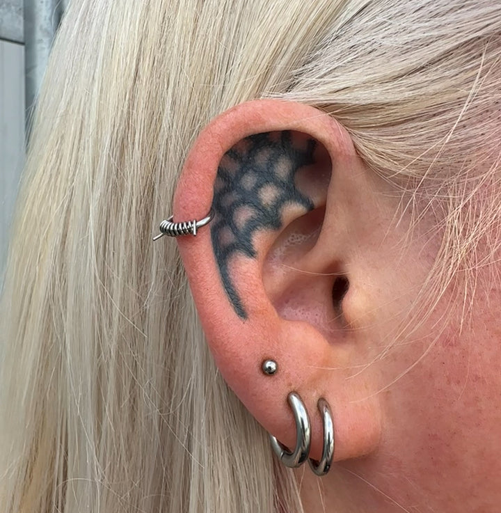 BARBED COIL RING - HELIX/NOSTRIL