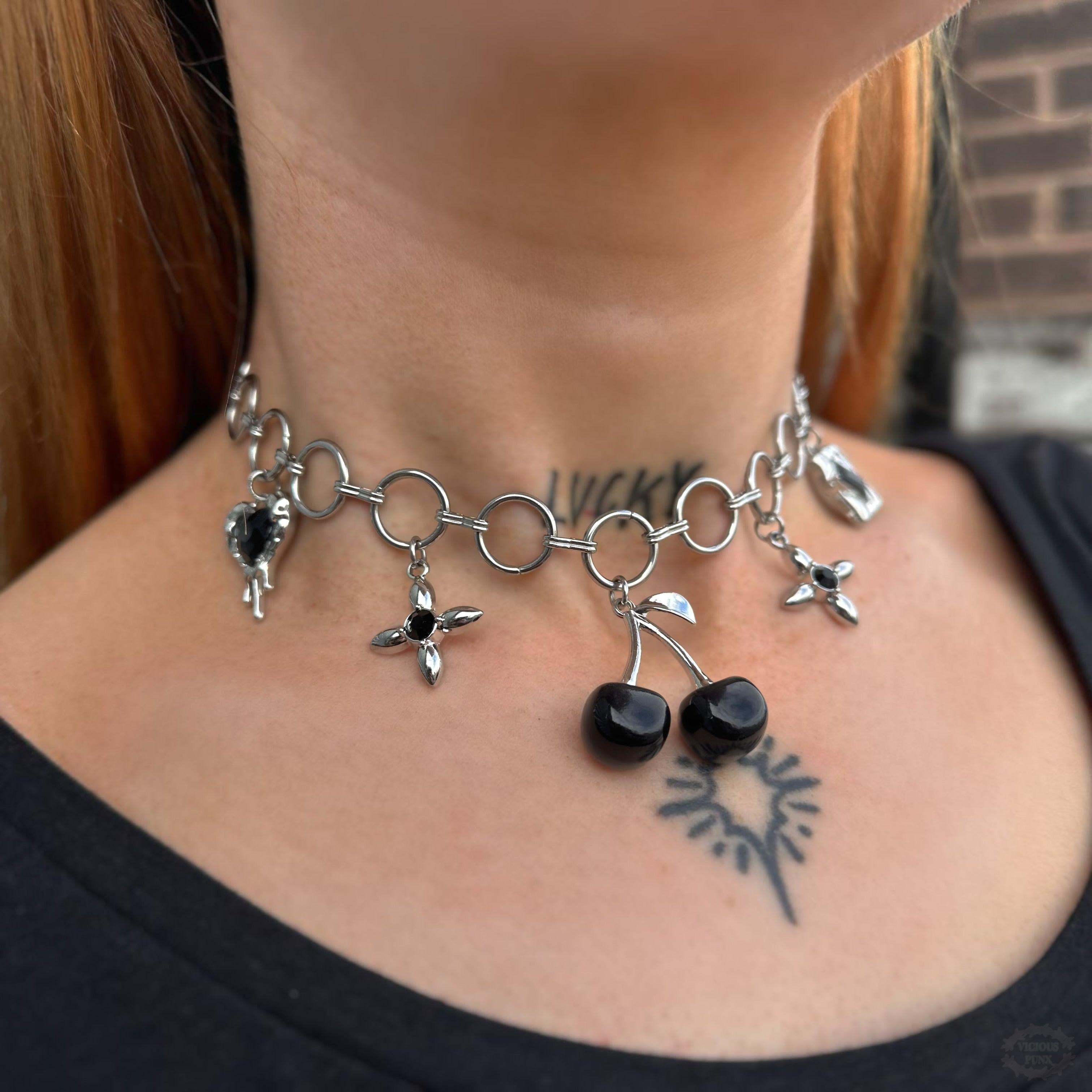 CHERRY BOMB CHOKER-Vicious Punx-Vicious Punx
