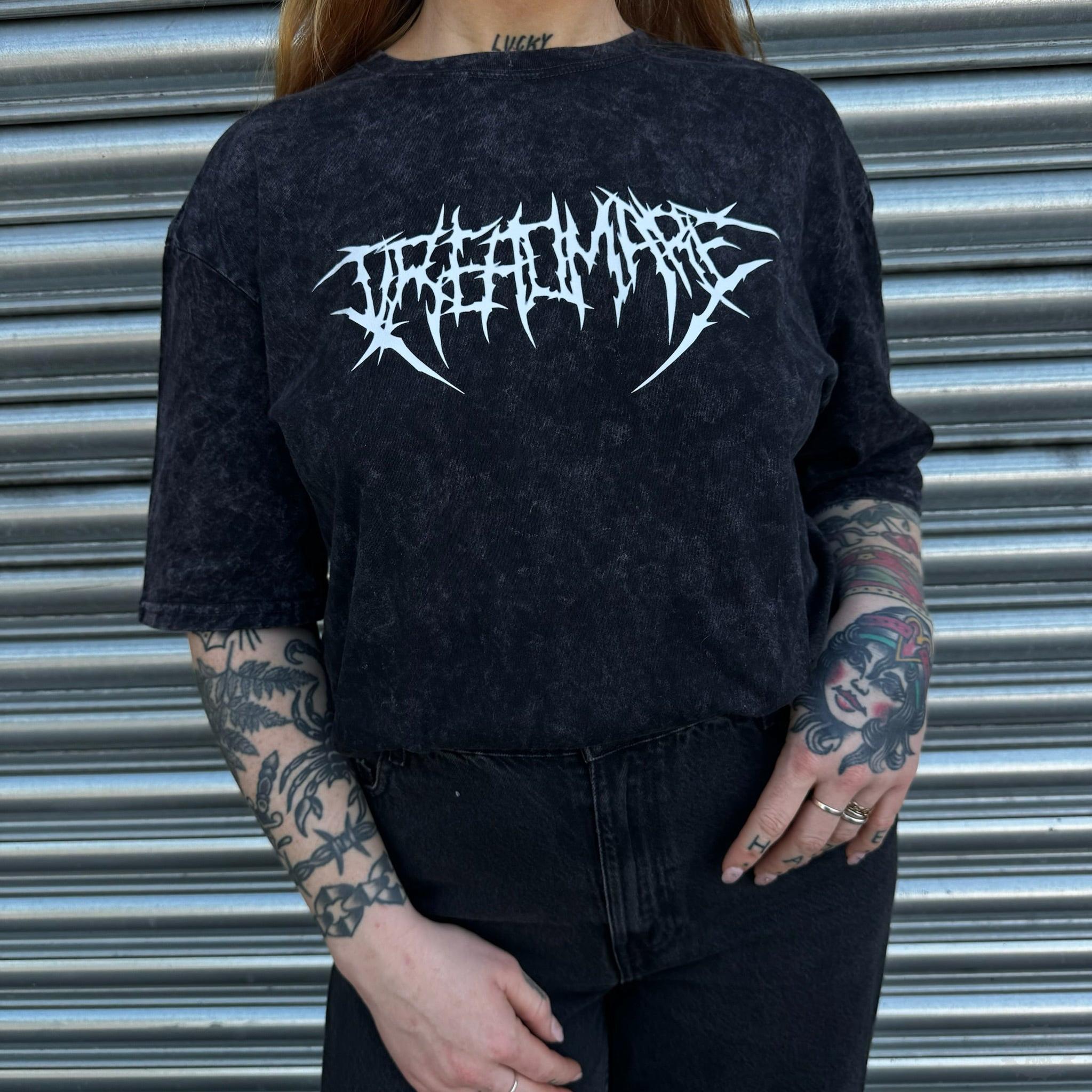 DREADMARE ACID WASH T SHIRT-Vicious Punx-Vicious Punx