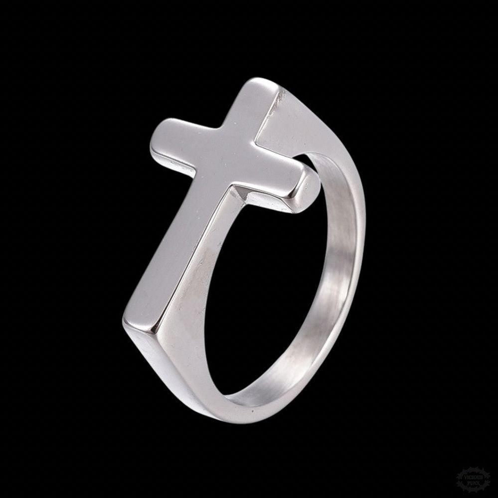 INVERTED CROSS RING