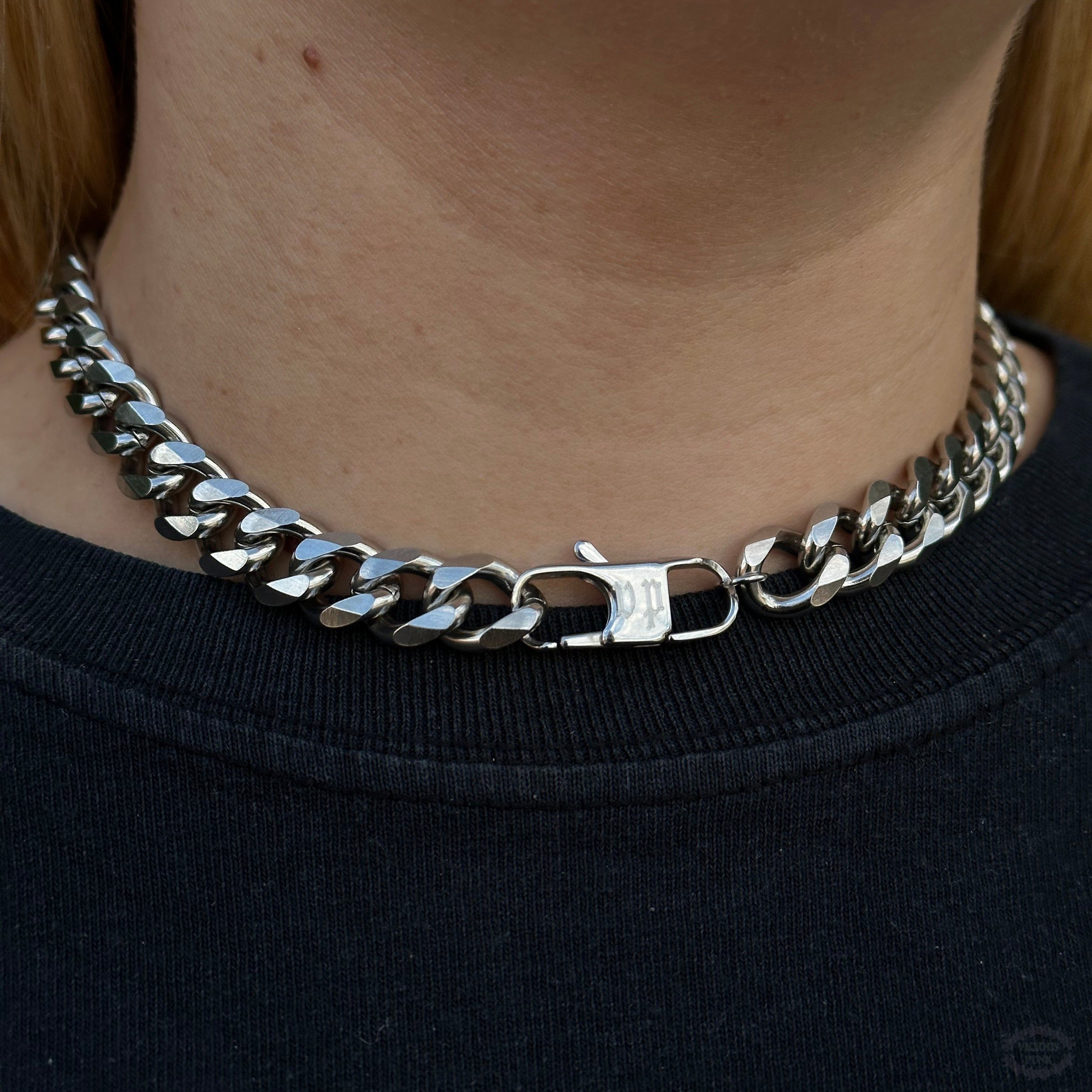 HEAVYWEIGHT VP CURB NECKLACE-Vicious Punx-Vicious Punx