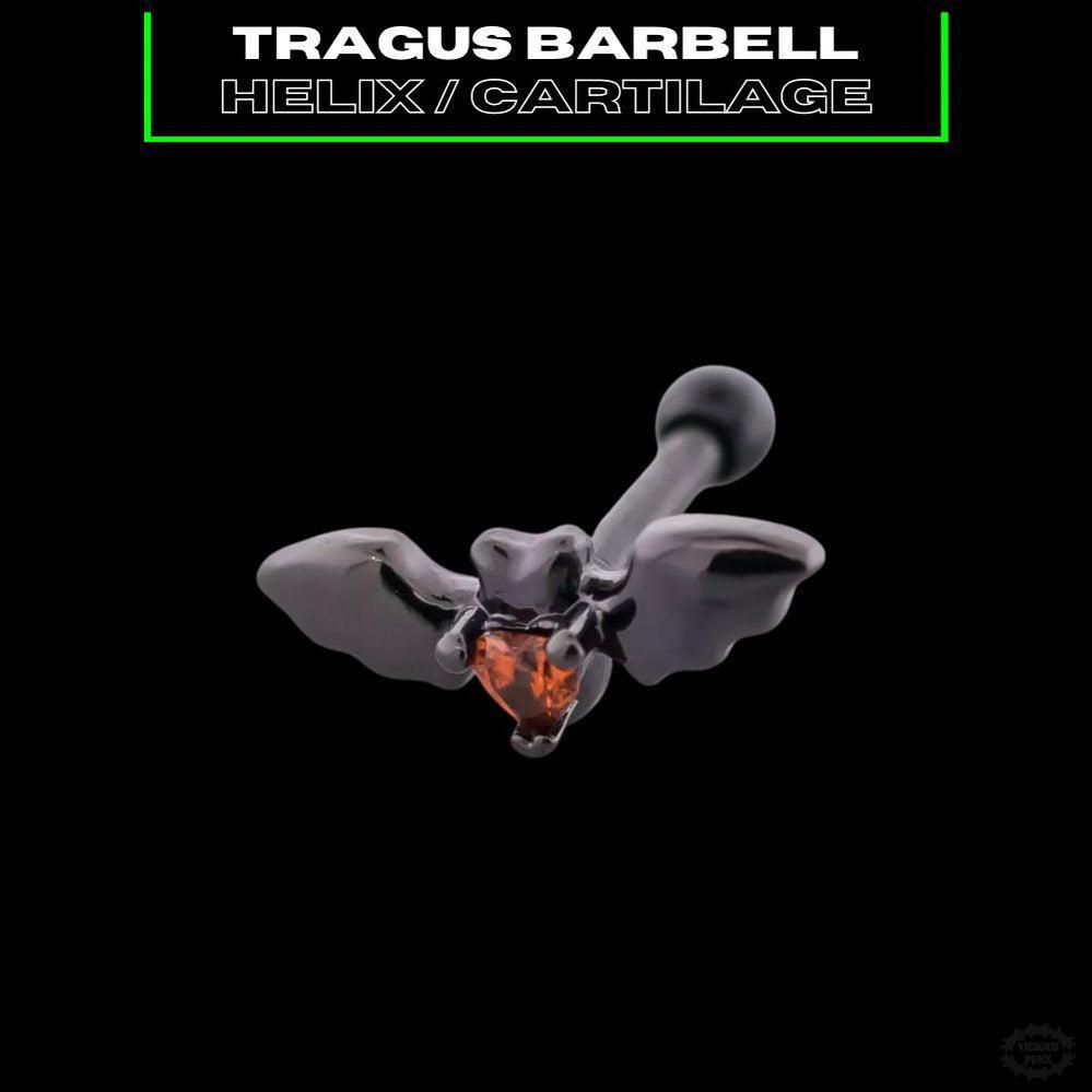 BLACK BAT TRAGUS / HELIX BARBELL