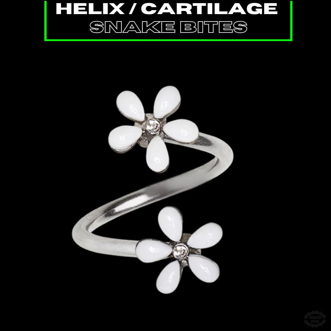 FLOWER TWIST CARTILAGE / BELLY RING