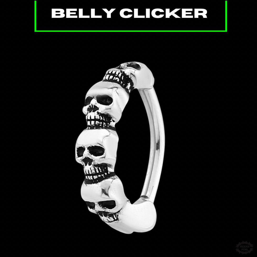 SKULL BELLY CLICKER-Vicious Punx-Vicious Punx