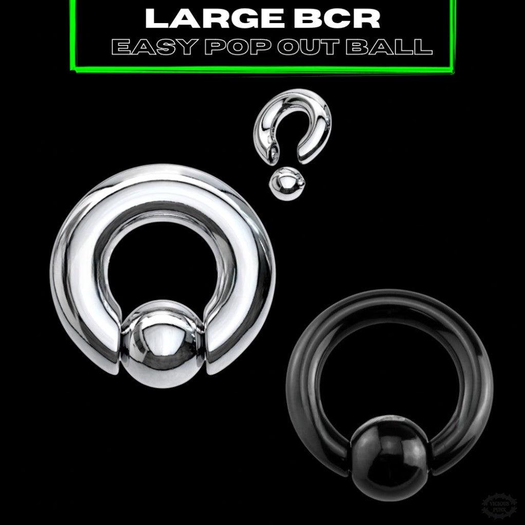 CHUNKY BCR RING - LARGE GAUGE-Vicious Punx-Vicious Punx