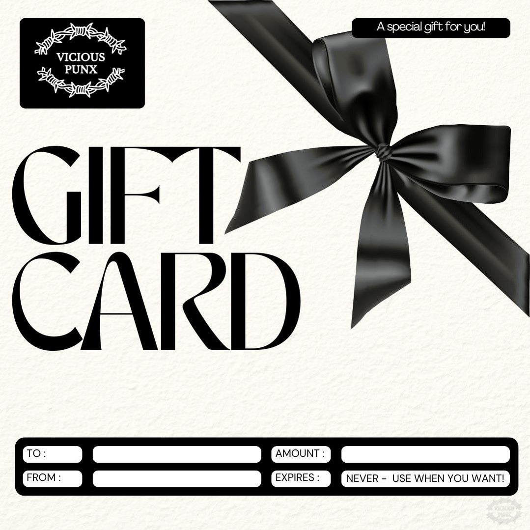 THE VICIOUS PUNX GIFT CARD-Vicious Punx-Vicious Punx