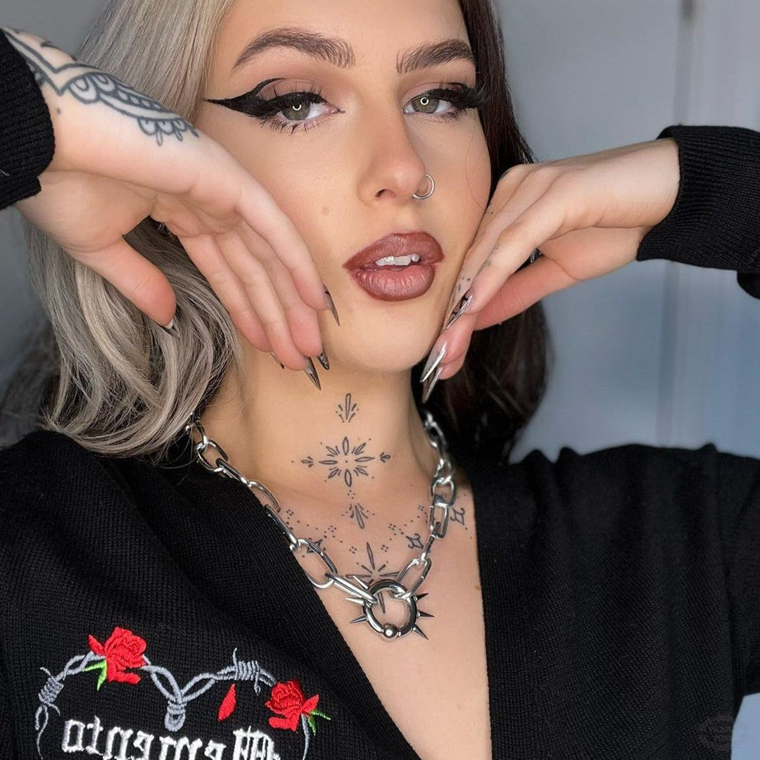 BCR SPIKE CHUNKY NECKLACE