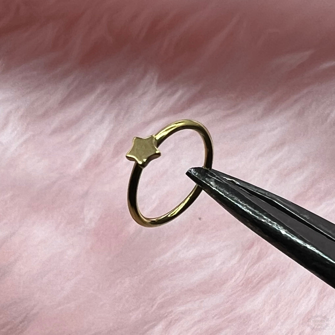 BENDABLE STAR NOSE RING