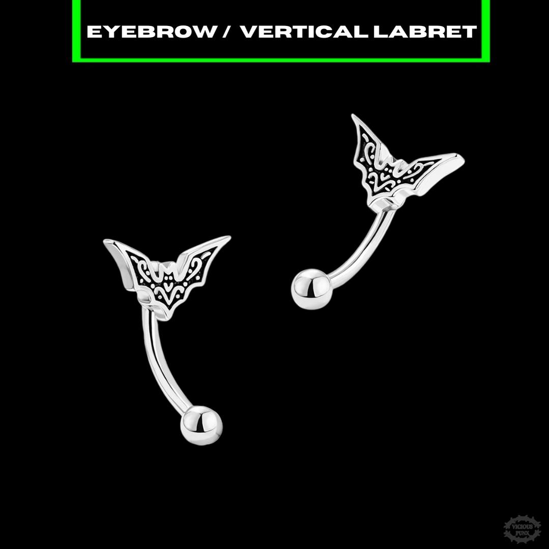 BAT WING EYEBROW BAR