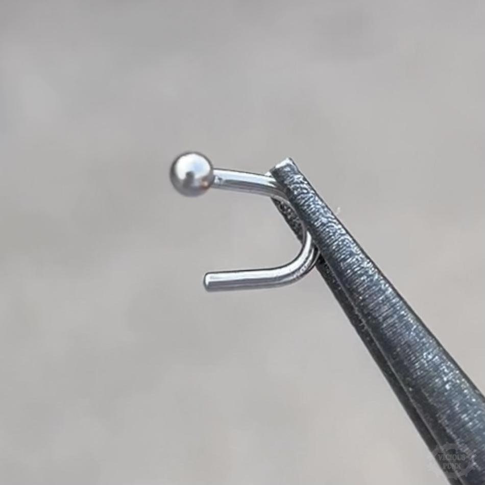 TITANIUM PLAIN NOSE STUD