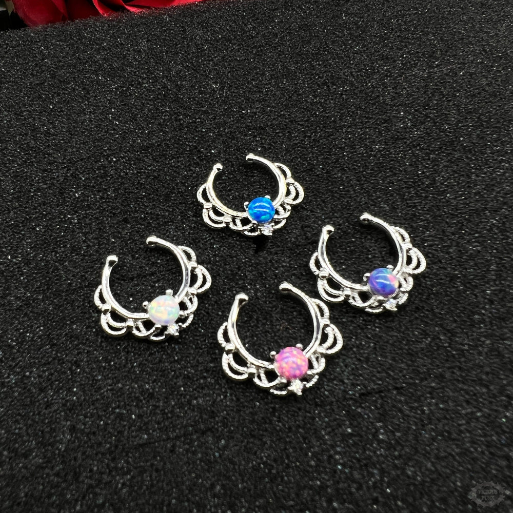 LACEY OPAL FAUX SEPTUM RING