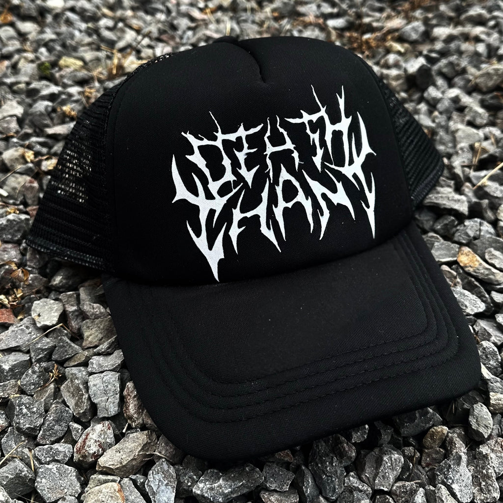 DEATH CHANT PRINTED TRUCKER CAP