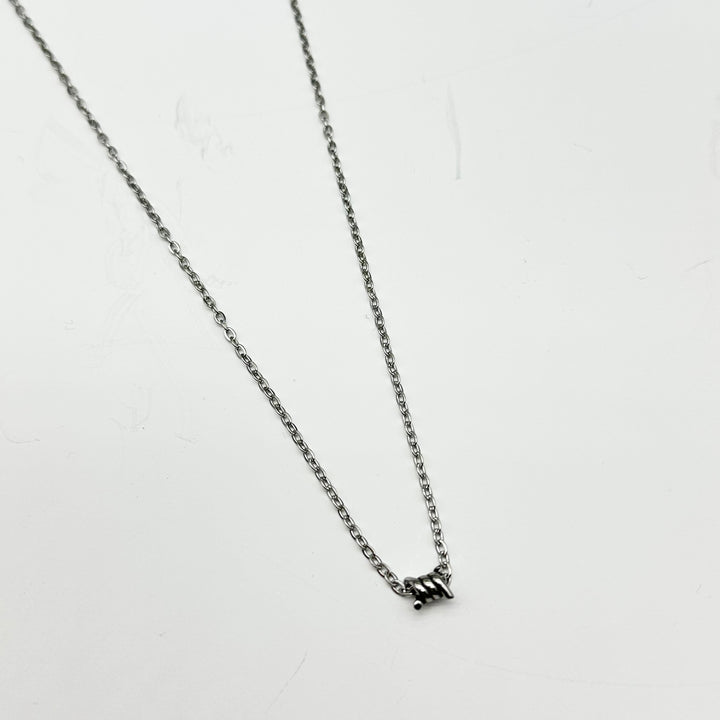 SALE -BARBED WIRE NECKLACE