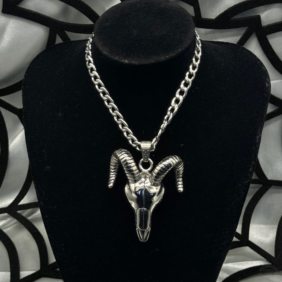 RAMS HEAD CURB NECKLACE-Vicious Punx-Vicious Punx