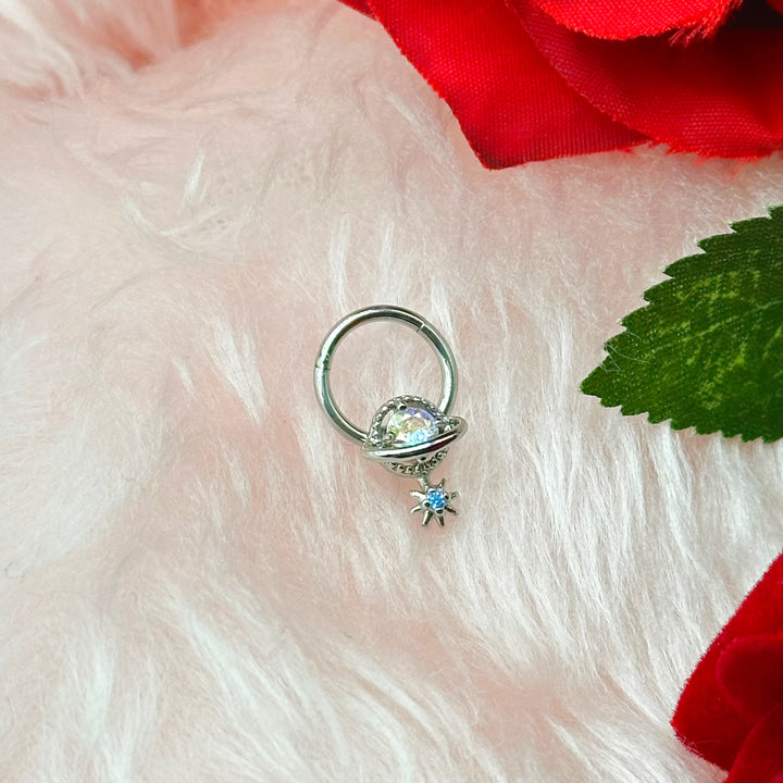STAR & PLANET CLICKER RING