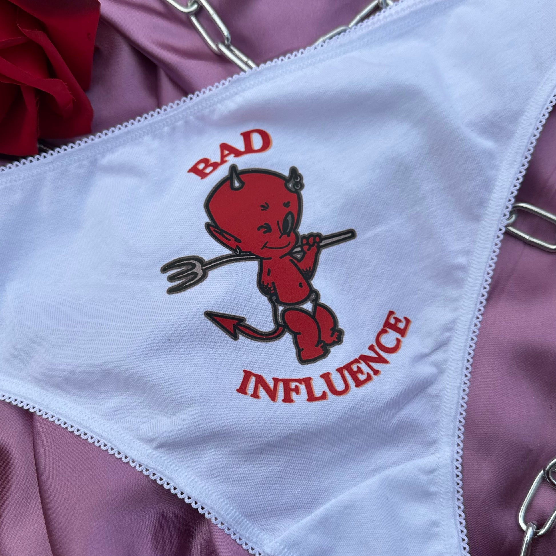 BAD INFLUENCE THONGS/BOXERS