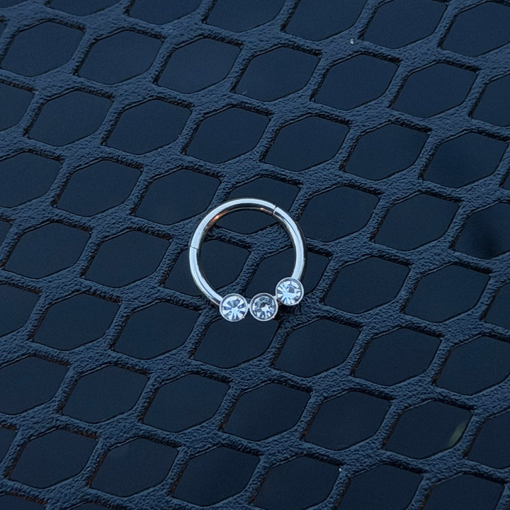 3 SET CRYSTAL SEGMENT RING