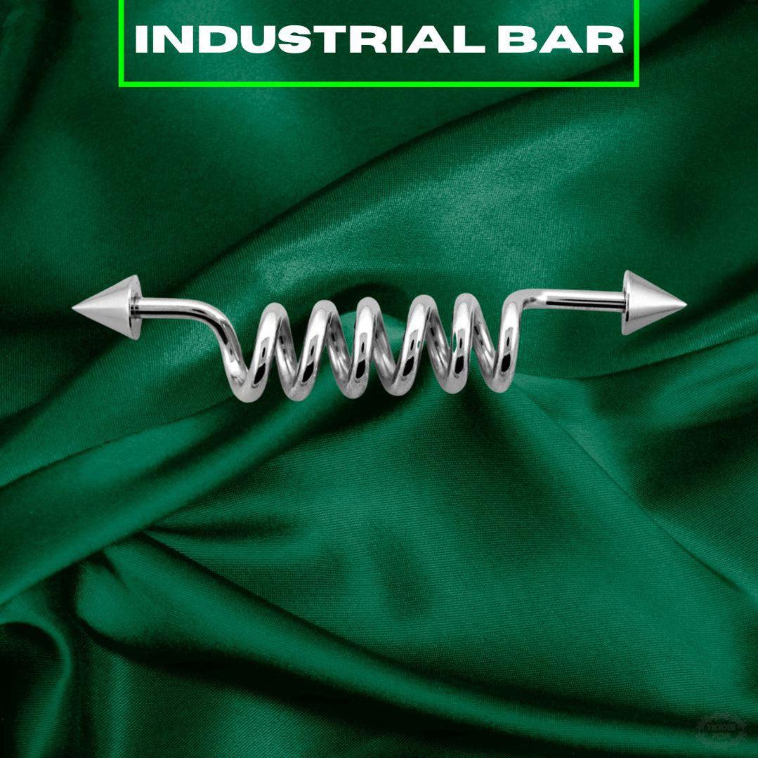 SPIRAL SPIKE INDUSTRIAL BAR-Vicious Punx-Vicious Punx