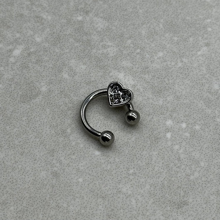 HEART HORSESHOE HELIX / CARTILAGE RING