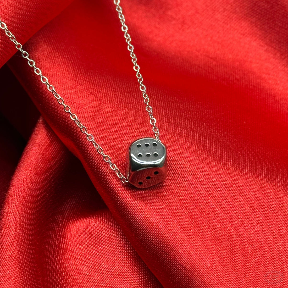 SALE - DICE STAINLESS STEEL NECKLACE-Vicious Punx-Vicious Punx