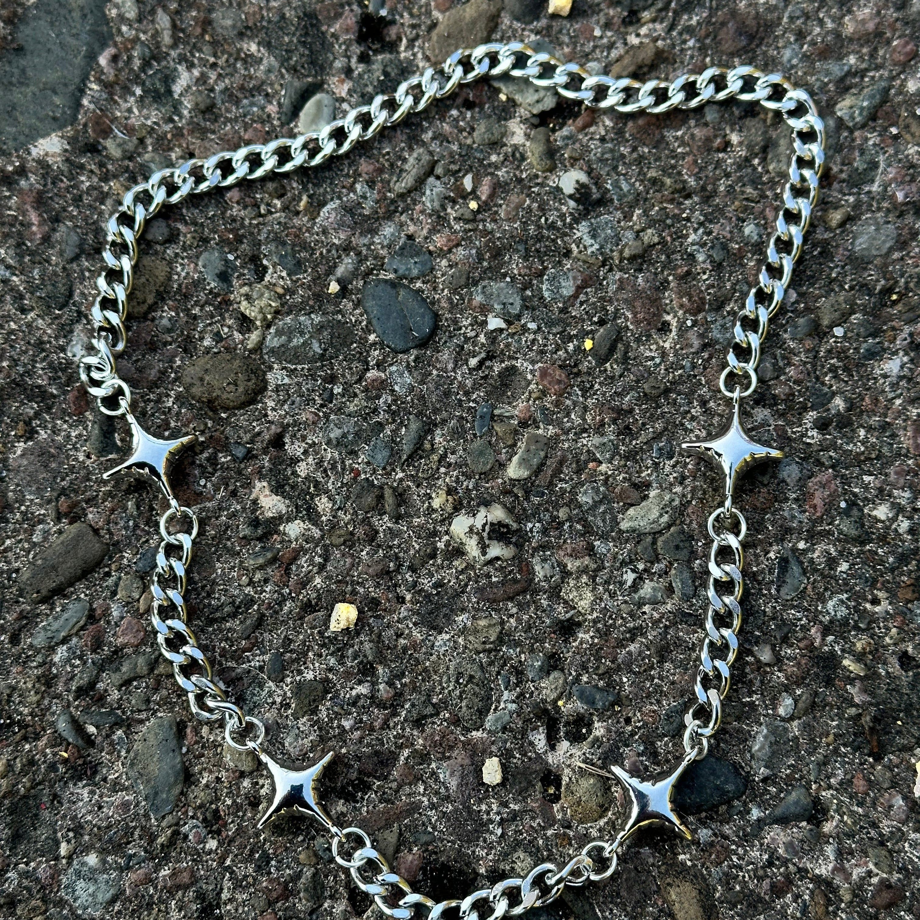 MULTI STAR CONNECTOR NECKLACE-Vicious Punx-Vicious Punx