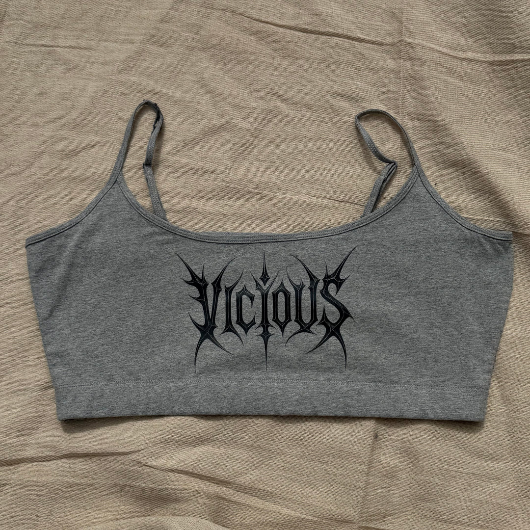 SAMPLE SALE - VICIOUS GREY BRALET