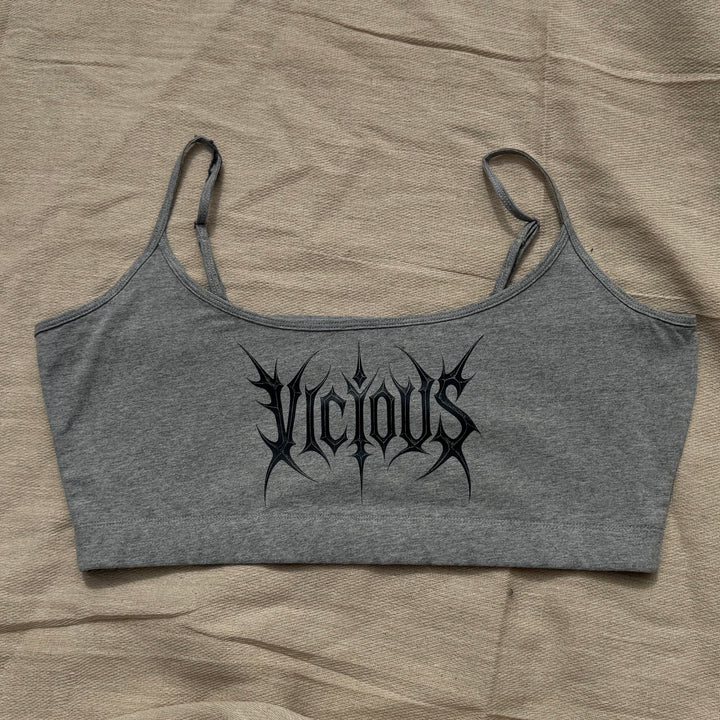 SAMPLE SALE - VICIOUS GREY BRALET