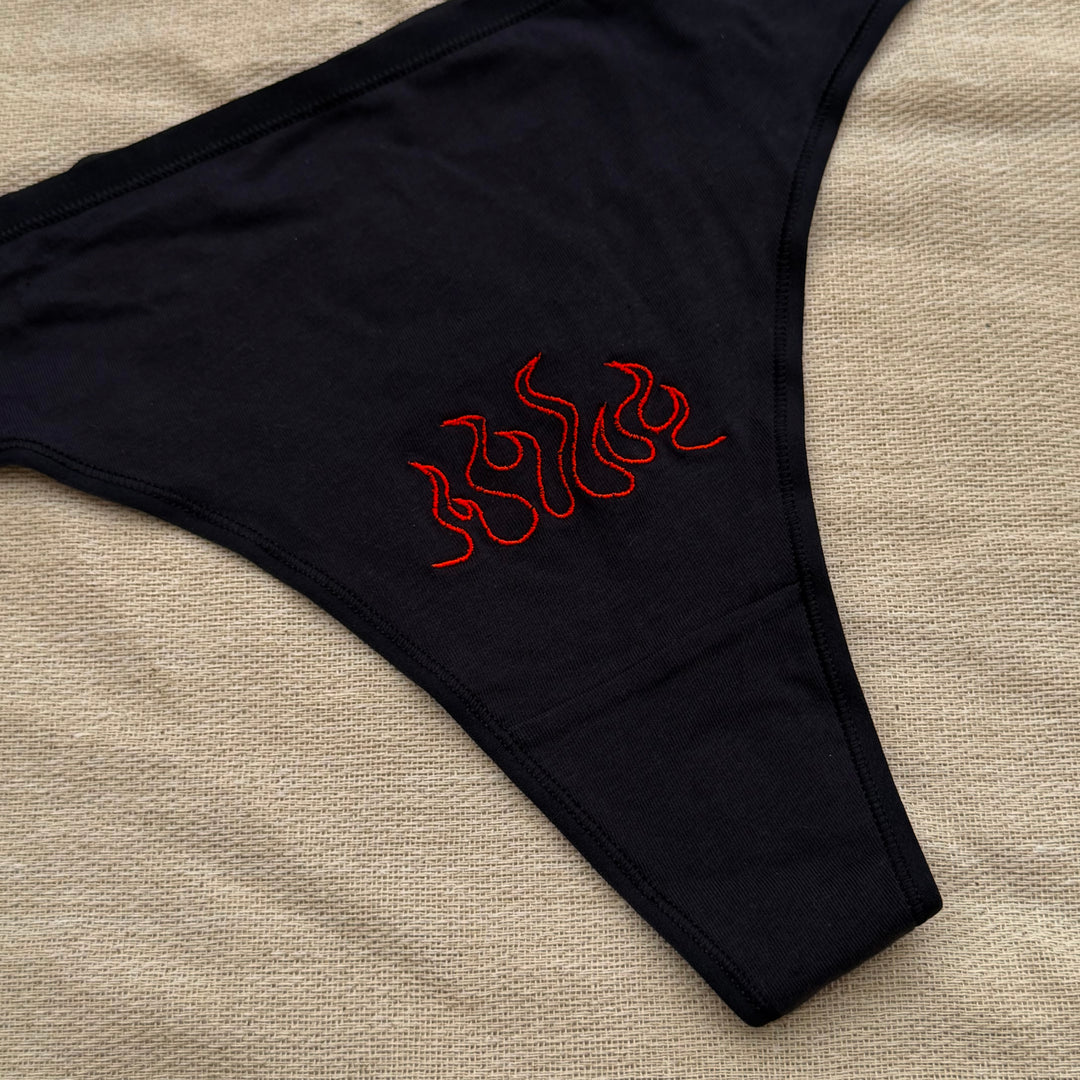 SAMPLE SALE - FLAME THONG