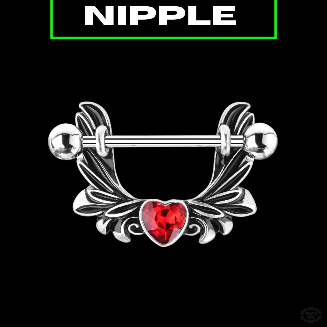 ANGEL WING NIPPLE SHIELD-Vicious Punx-Vicious Punx