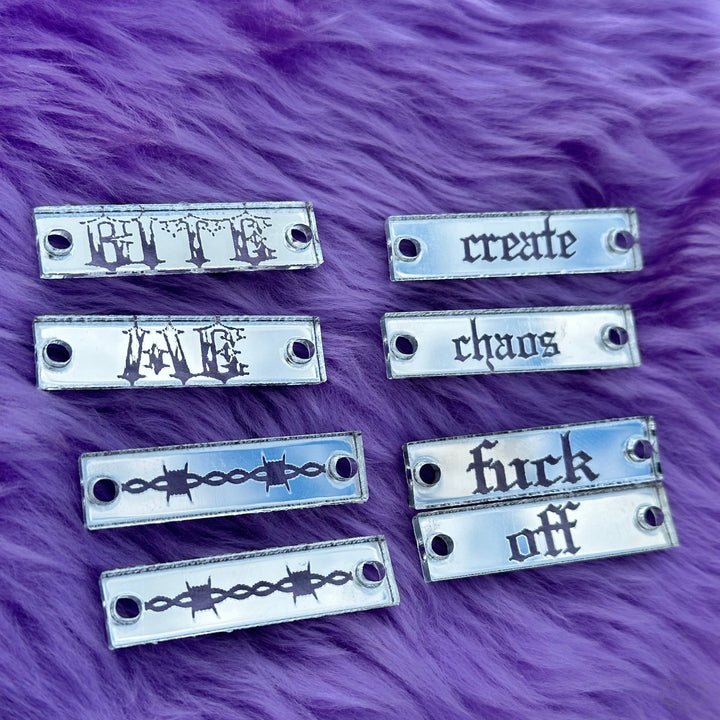 SHOE LACE TAGS-Vicious Punx-Vicious Punx