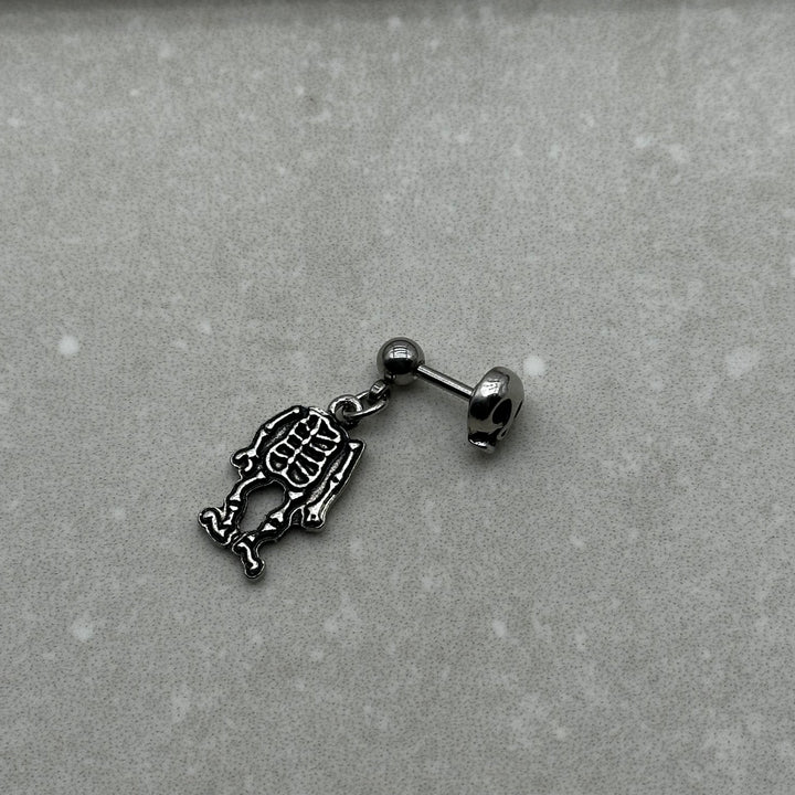 DANGLY SKULL CARTILAGE BAR