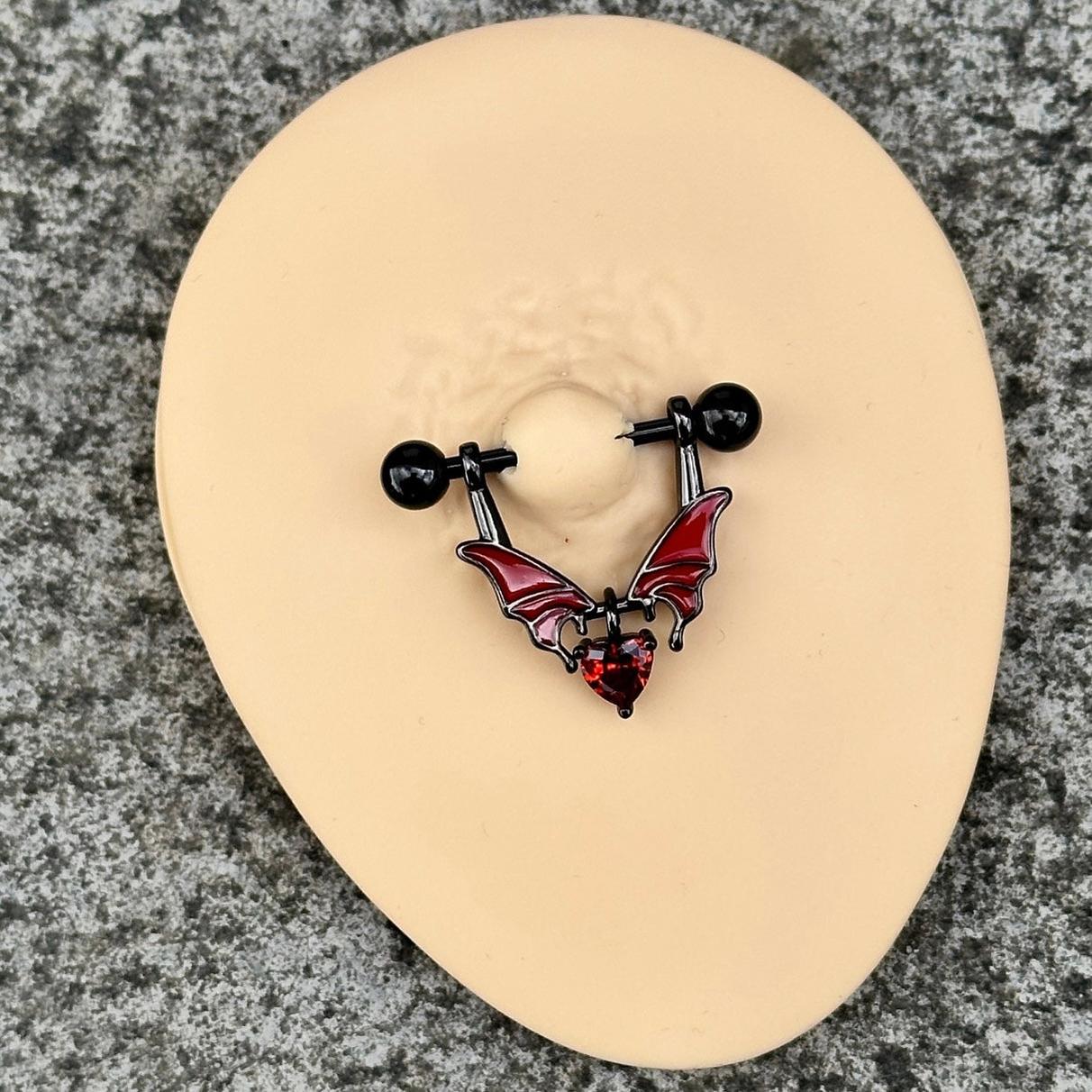 HEART BUTTERFLY WING NIPPLE SHIELD