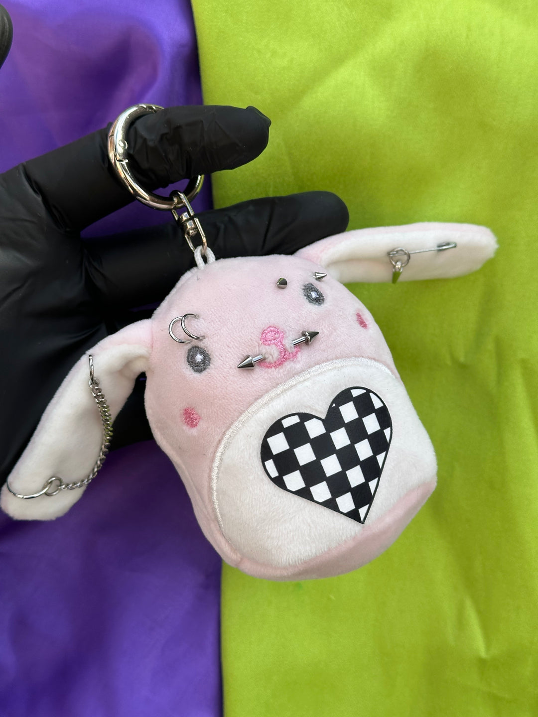 MINI PUNK BUNNY CLIP ACCESSORY