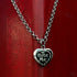 THE BITE ME BARBED HEART NECKLACE-Vicious Punx-Vicious Punx