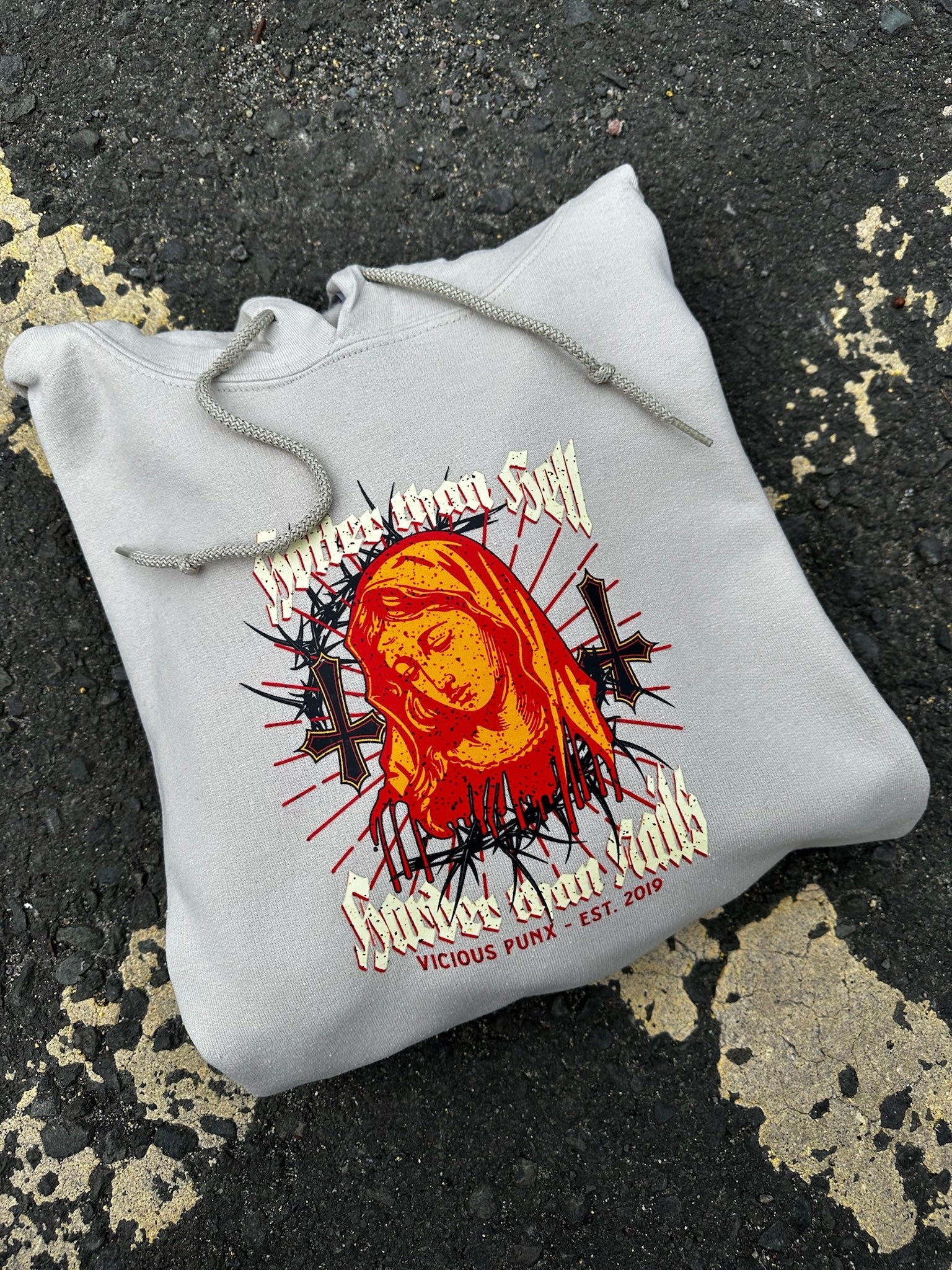 Sample Sale - Hotter Than Hell Sand Hoodie - Medium - (72)