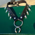 SPIKE TOOTH PU LEATHER CHOKER-Vicious Punx-Vicious Punx