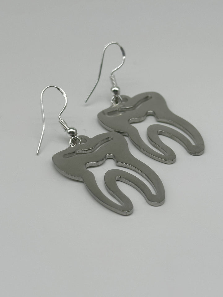 SALE - LARGE TOOTH EARRINGS