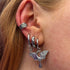 LUNA MOTH HOOP EARRINGS-Vicious Punx-Vicious Punx