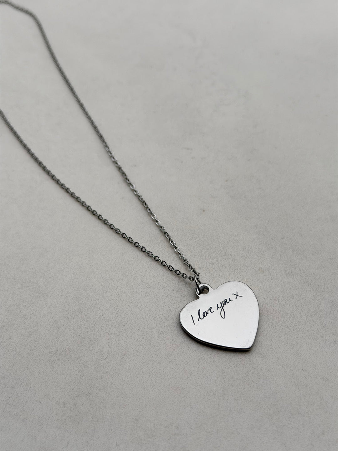 SECOND SALE - ILOVEYOU HEART NECKLACE