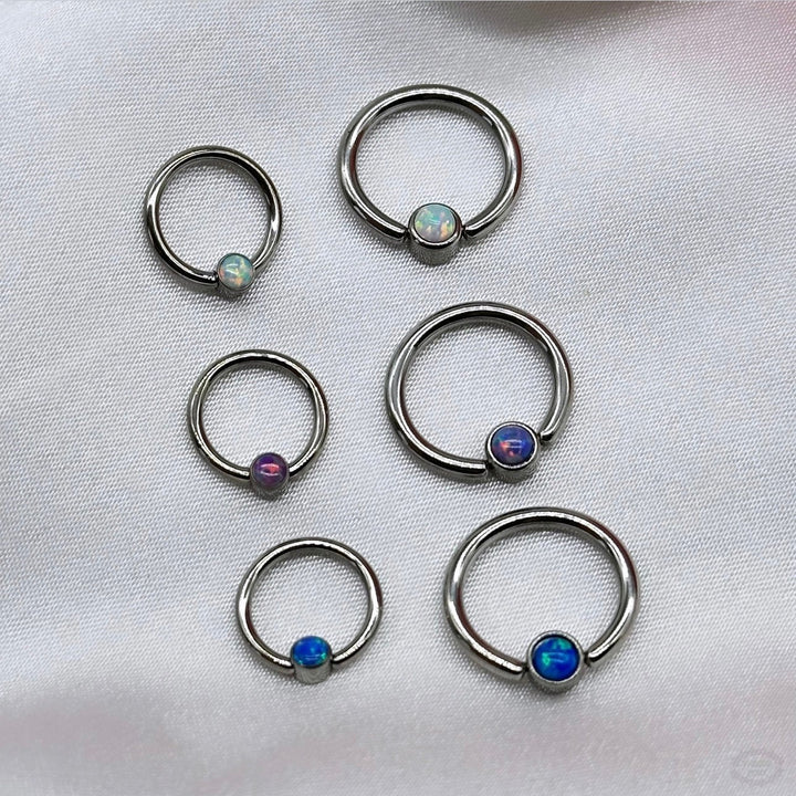 OPAL SET BCR RING - CARTILAGE-Vicious Punx-Vicious Punx