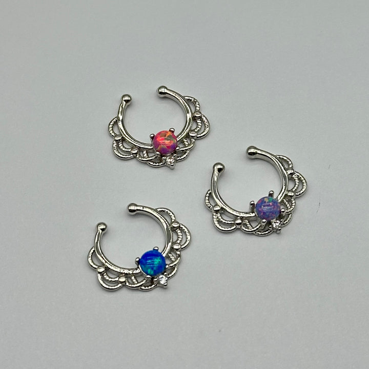 SALE - OPAL CLIP ON SEPTUM