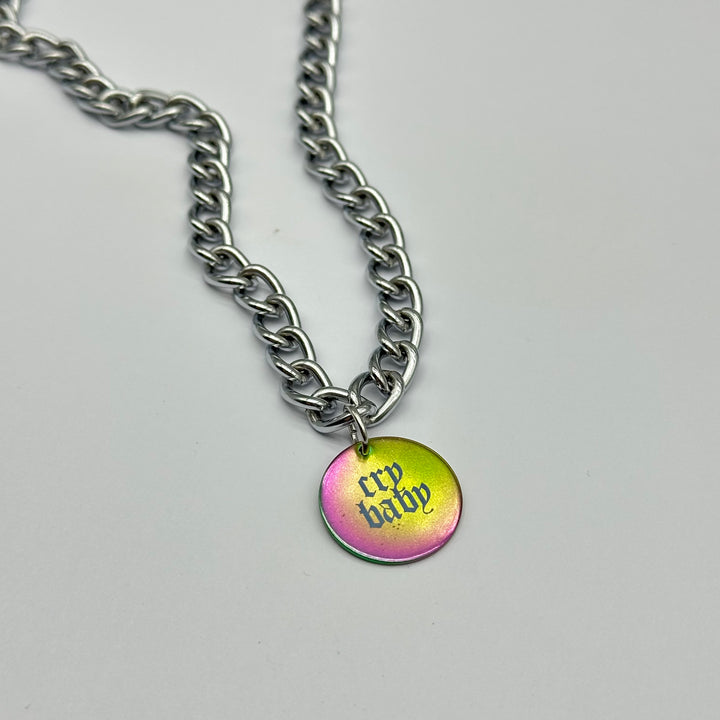 SALE - CRYBABY PENDANT NECKLACE