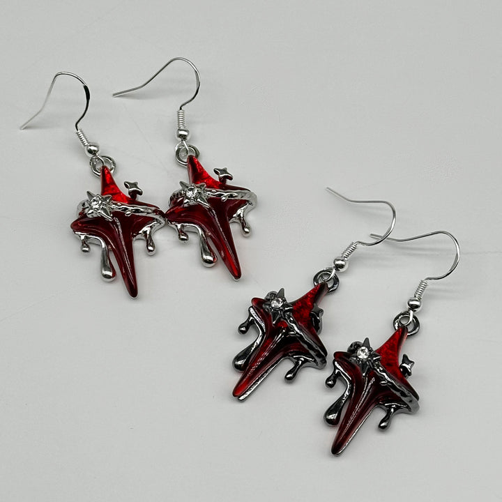 SALE - DRIPPING STAR EARRINGS