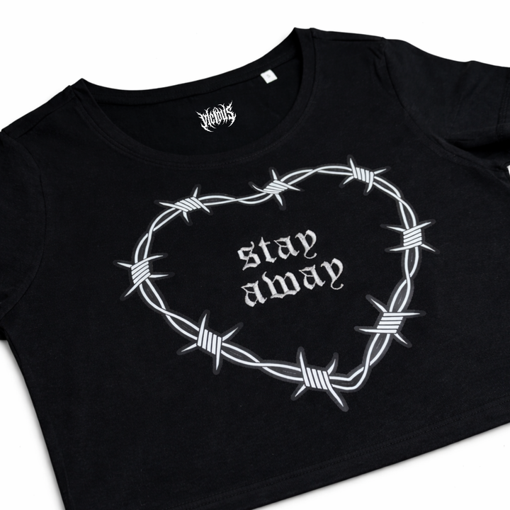 STAY AWAY BARBED WIRE T SHIRT