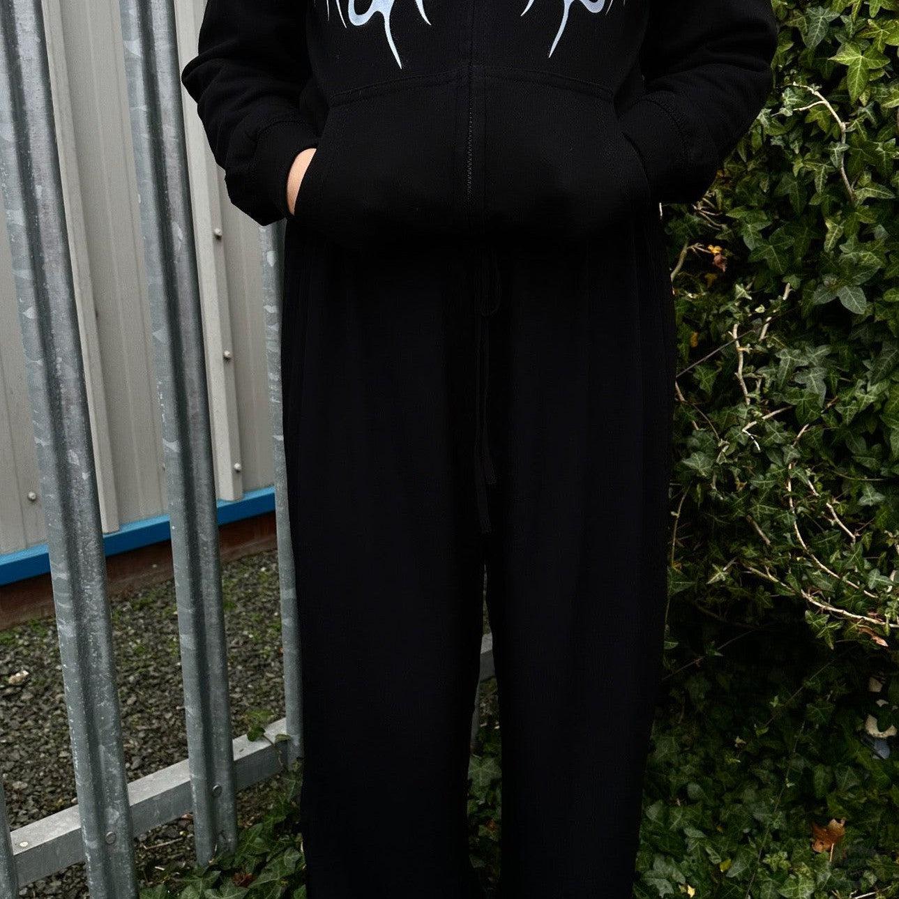 TRIBAL BUTTERFLY ZIP UP HOODIE