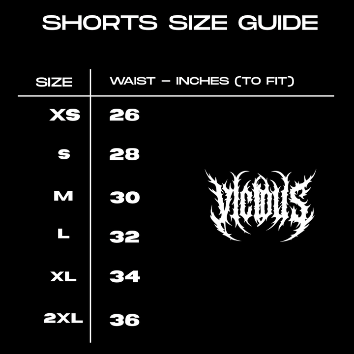 VICIOUS PRINTED TATTOO  SHORTS