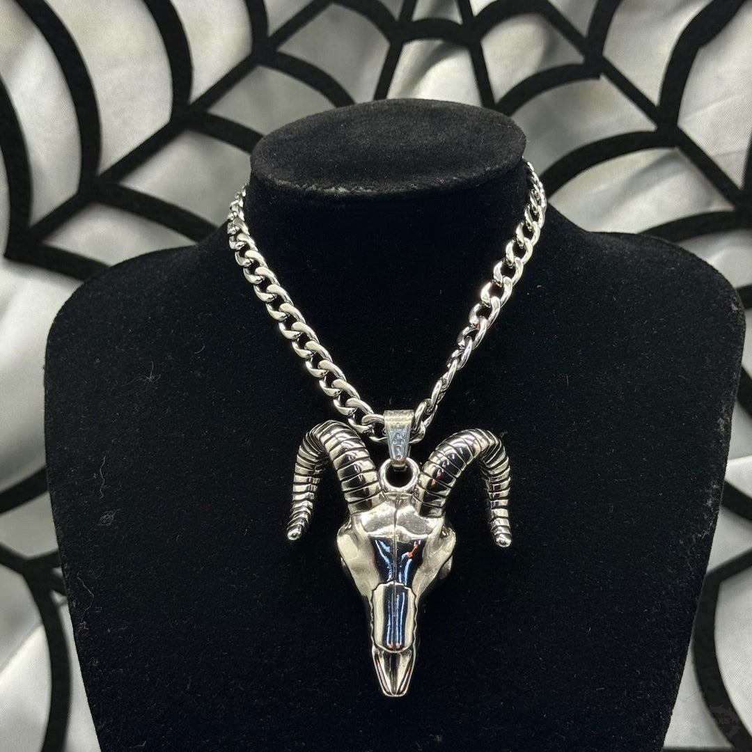 RAMS HEAD CURB NECKLACE-Vicious Punx-Vicious Punx